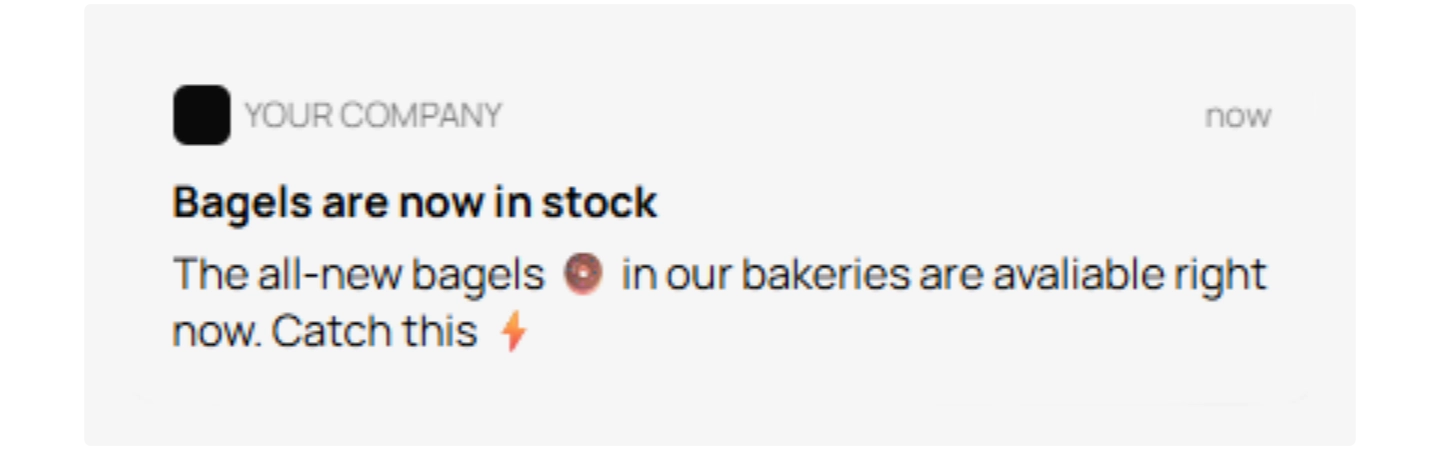 Notification Marketing