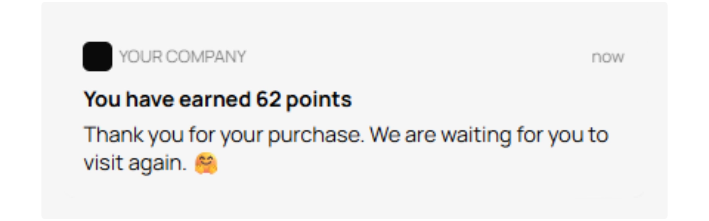 Notification Transaction
